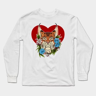 Lynx Red Long Sleeve T-Shirt